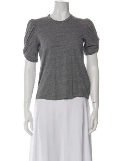 Pre-owned A.l.c Crew Neck Short Sleeve T-shirt In Green
