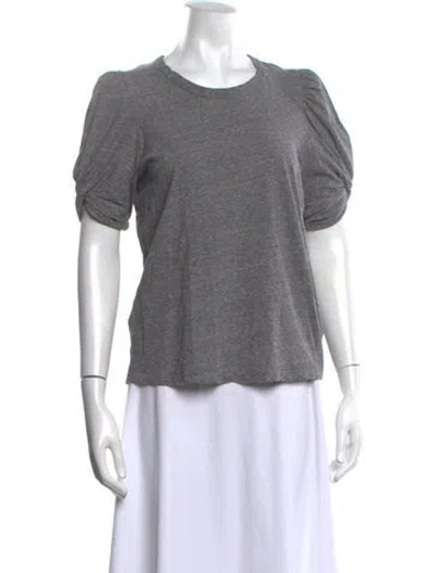Pre-owned A.l.c Crew Neck Short Sleeve T-shirt In Grey