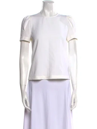 Pre-owned A.l.c Crew Neck Short Sleeve T-shirt In Neutral