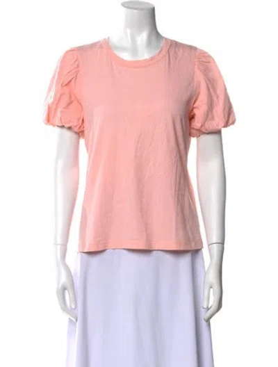 Pre-owned A.l.c Crew Neck Short Sleeve T-shirt In Neutral