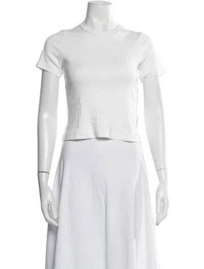 Pre-owned A.l.c Crew Neck Short Sleeve T-shirt In Neutrals