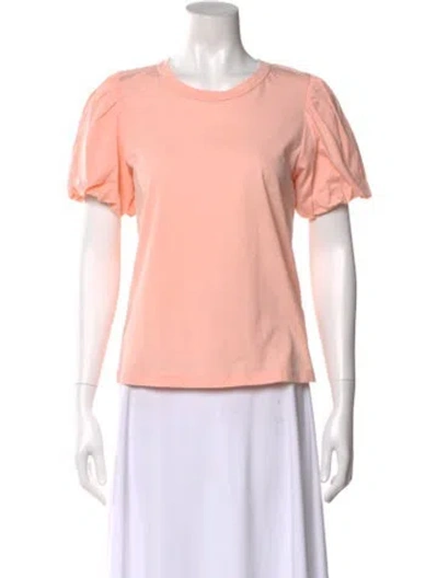 Pre-owned A.l.c Crew Neck Short Sleeve T-shirt In Pink