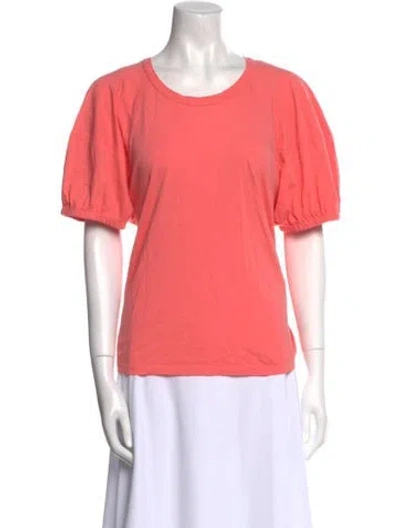 Pre-owned A.l.c Crew Neck Short Sleeve T-shirt In Pink