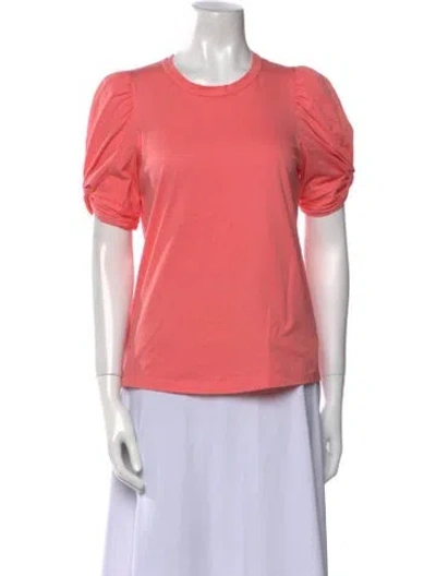 Pre-owned A.l.c Crew Neck Short Sleeve T-shirt In Pink