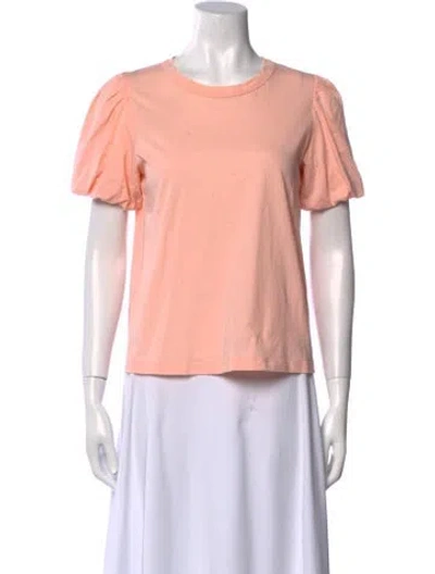 Pre-owned A.l.c Crew Neck Short Sleeve T-shirt In Pink