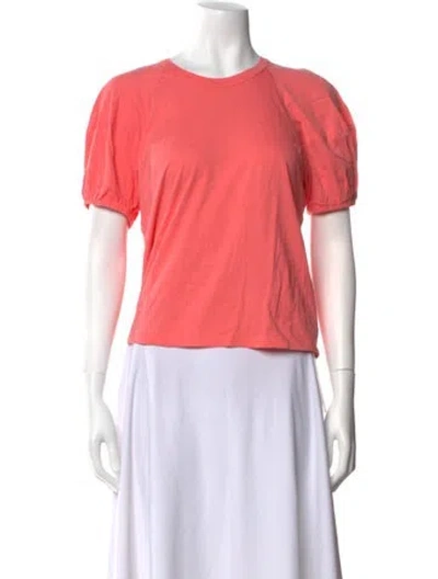 Pre-owned A.l.c Crew Neck Short Sleeve T-shirt In Pink