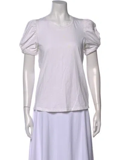 Pre-owned A.l.c Crew Neck Short Sleeve T-shirt In Pink