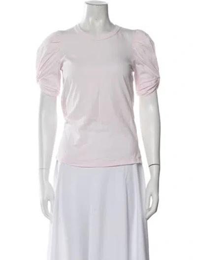 Pre-owned A.l.c Crew Neck Short Sleeve T-shirt In Pink