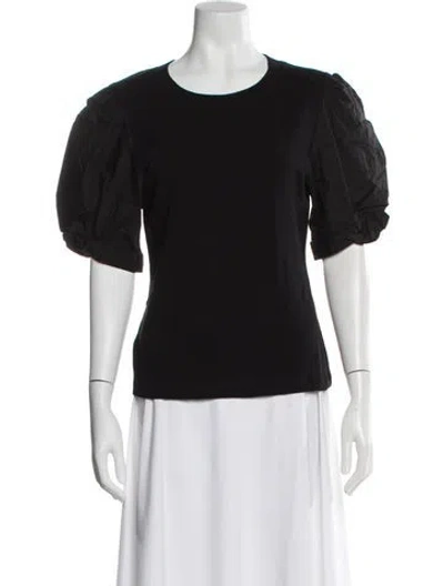 Pre-owned A.l.c Crew Neck Short Sleeve T-shirt W/ Tags In Black