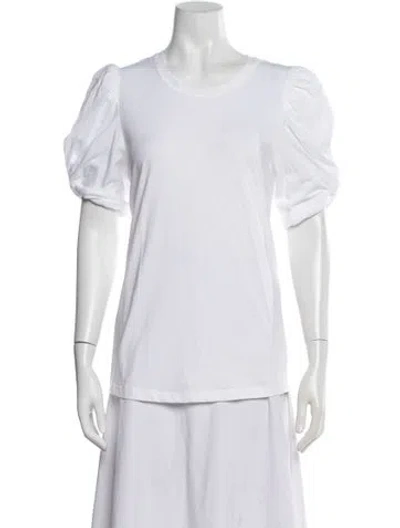 Pre-owned A.l.c Crew Neck Short Sleeve T-shirt W/ Tags In White