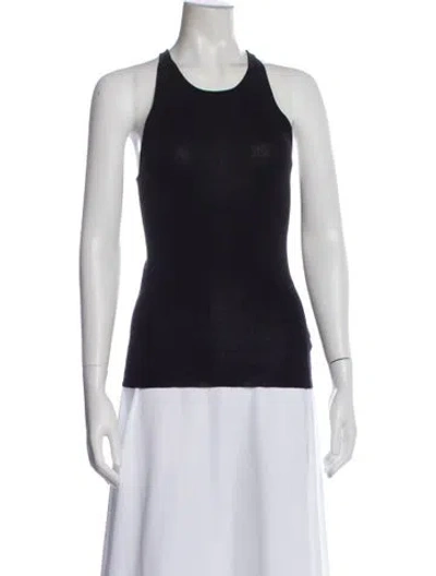 Pre-owned A.l.c Crew Neck Sleeveless Top In Blue