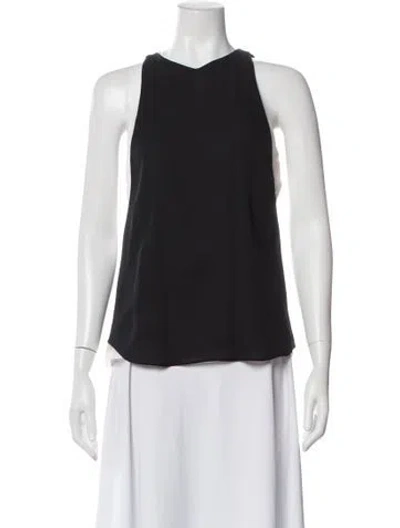 Pre-owned A.l.c Crew Neck Sleeveless Top In Gray