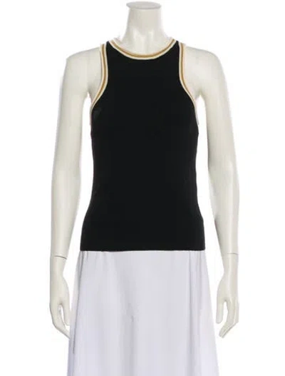 Pre-owned A.l.c Crew Neck Sleeveless Top W/ Tags In Black