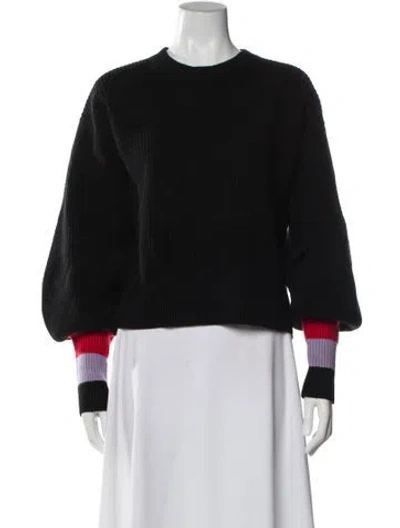 Pre-owned A.l.c Crew Neck Sweater In Black