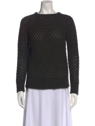 Pre-owned A.l.c Crew Neck Sweater In Black