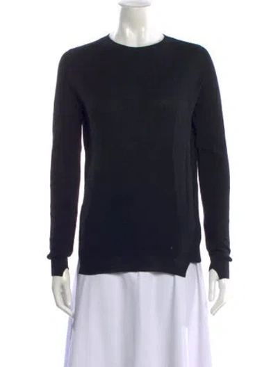 Pre-owned A.l.c Crew Neck Sweater In Black