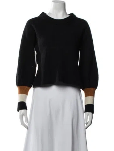 Pre-owned A.l.c Crew Neck Sweater In Black