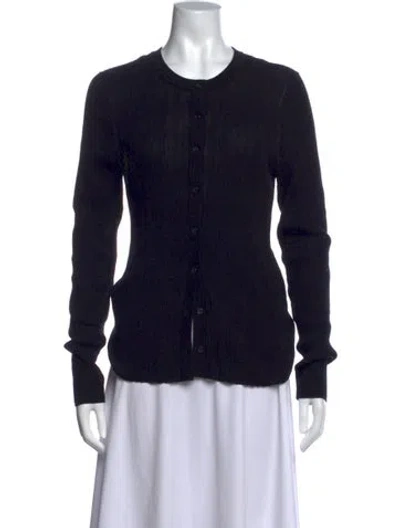 Pre-owned A.l.c Crew Neck Sweater In Black