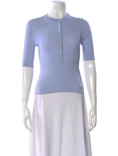 Pre-owned A.l.c Crew Neck Sweater In Blue