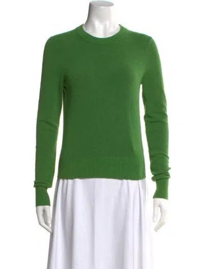 Pre-owned A.l.c Crew Neck Sweater In Green
