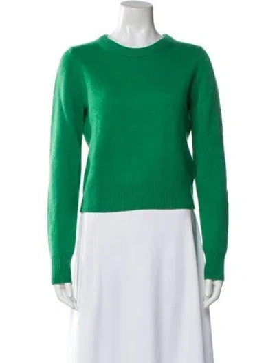 Pre-owned A.l.c Crew Neck Sweater In Green