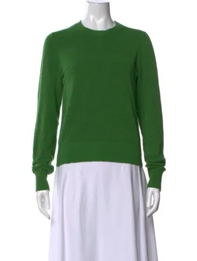 Pre-owned A.l.c Crew Neck Sweater In Green