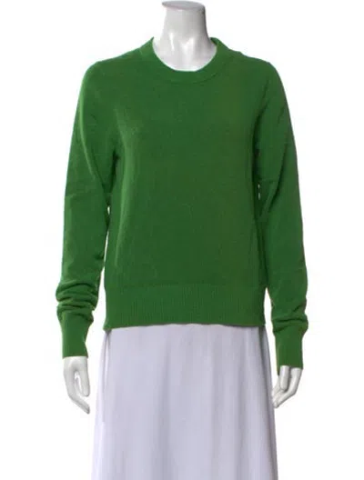 Pre-owned A.l.c Crew Neck Sweater In Green