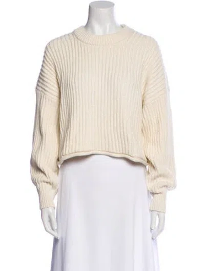 Pre-owned A.l.c Crew Neck Sweater In Neutral