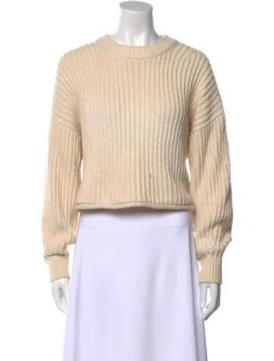 Pre-owned A.l.c Crew Neck Sweater In Neutral