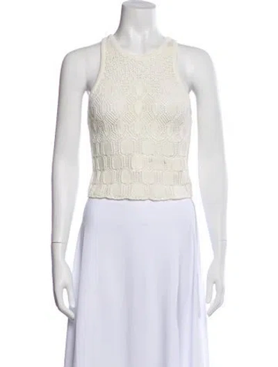 Pre-owned A.l.c Crew Neck Sweater In Neutral