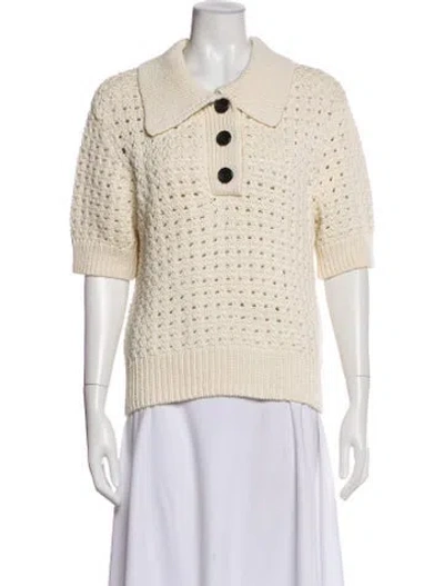 Pre-owned A.l.c Crew Neck Sweater In Neutral