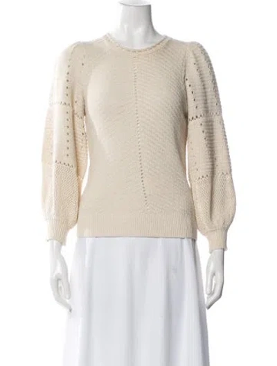 Pre-owned A.l.c Crew Neck Sweater In Neutral