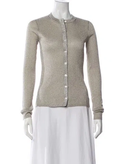 Pre-owned A.l.c Crew Neck Sweater In Neutral