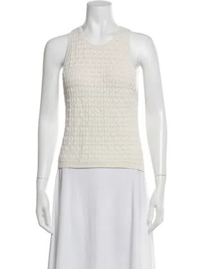 Pre-owned A.l.c Crew Neck Sweater In Neutral