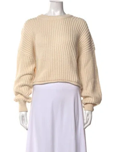 Pre-owned A.l.c Crew Neck Sweater In Neutrals