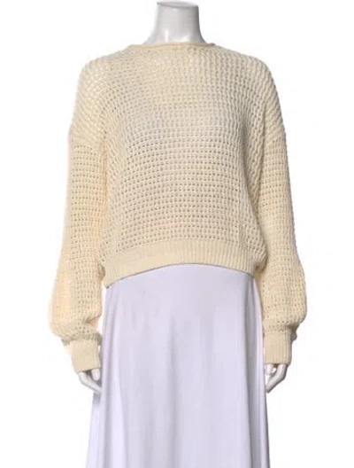 Pre-owned A.l.c Crew Neck Sweater In Neutrals