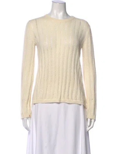 Pre-owned A.l.c Crew Neck Sweater In Neutrals