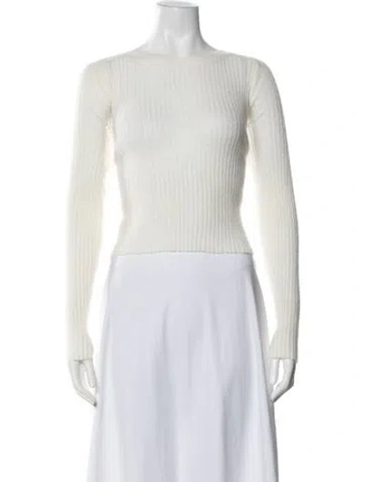 Pre-owned A.l.c Crew Neck Sweater In Neutrals