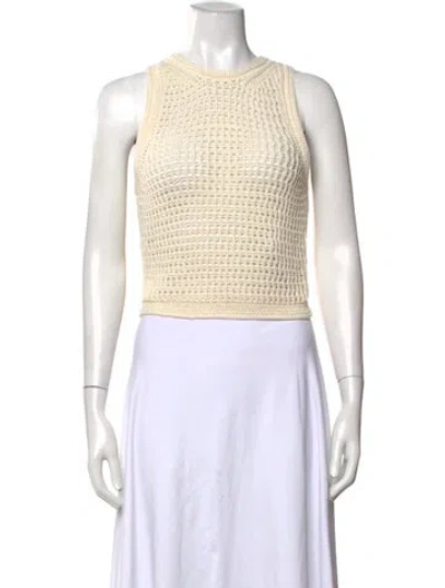 Pre-owned A.l.c Crew Neck Sweater In Neutrals
