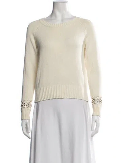 Pre-owned A.l.c Crew Neck Sweater In Neutrals