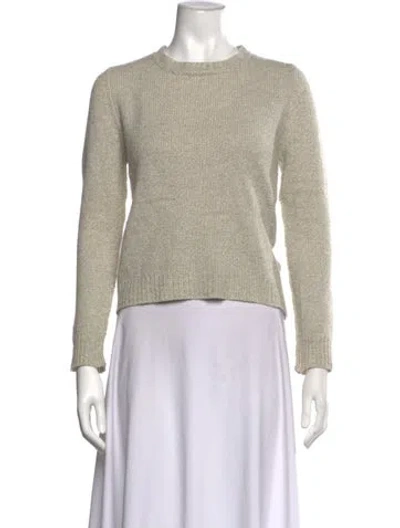 Pre-owned A.l.c Crew Neck Sweater In Neutrals