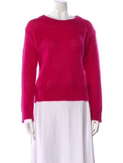 Pre-owned A.l.c Crew Neck Sweater In Pink