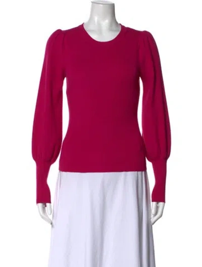 Pre-owned A.l.c Crew Neck Sweater In Pink