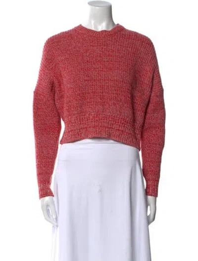 Pre-owned A.l.c Crew Neck Sweater In Red