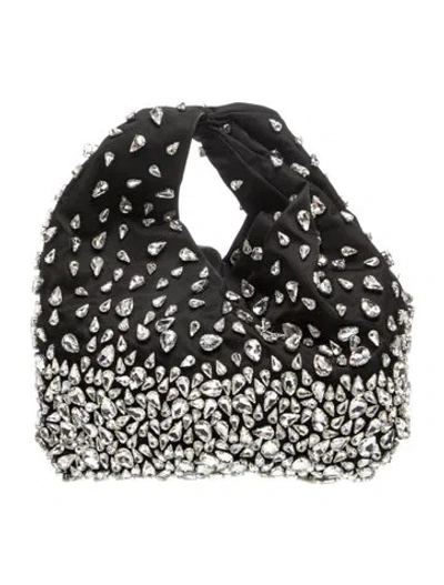 Pre-owned A.l.c Crystal Top Handle Bag In Black