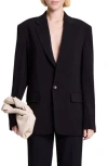A.l.c . Satin Back Crepe Bishop Ii Jacket In Black