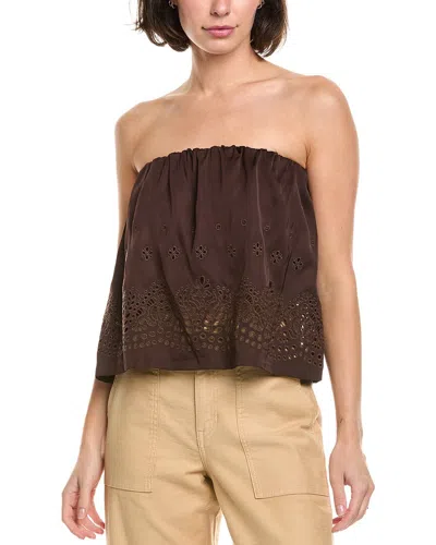 A.l.c . Dalia Tube Top In Brown