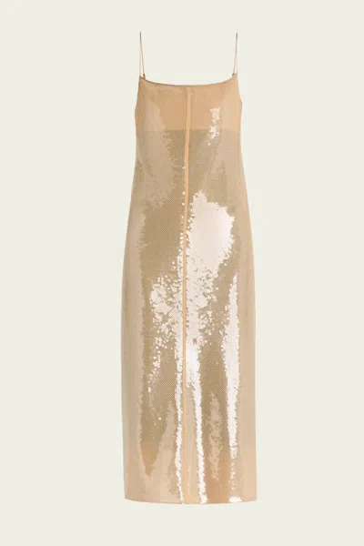 A.l.c Danielle Dress In Clear In Gold