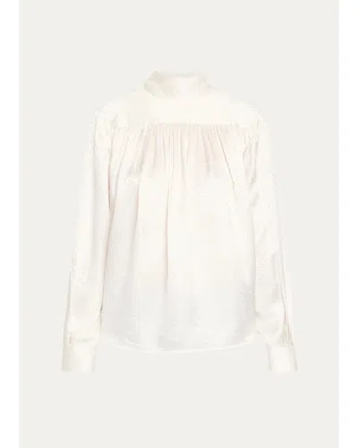 A.l.c Danielle Silk Top In White