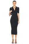 A.l.c Darcy Dress In Midnight  Navy  & Parchment